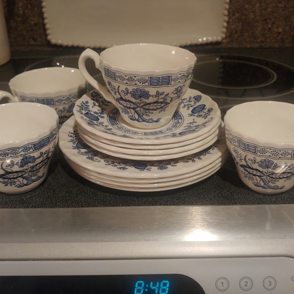 Myott Meakin tableware, vintage blue onion pattern - Picture 6 of 16